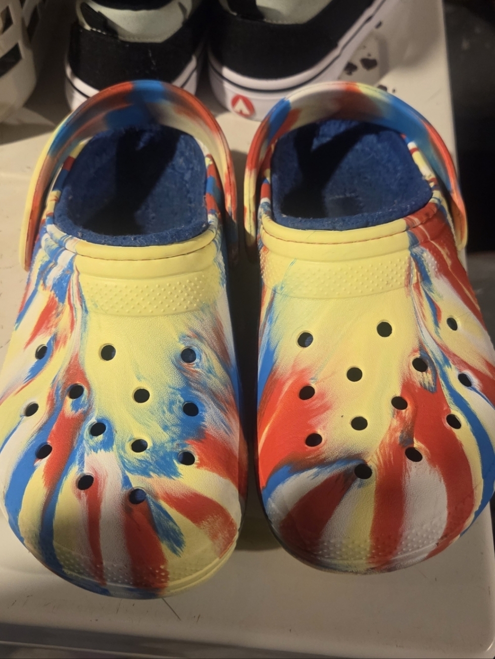 Kids CROCS Fleece Lined Marble